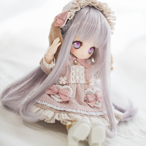 monntiオビツ11ピコニーモPボディお洋服セット♪桜ミルクティー