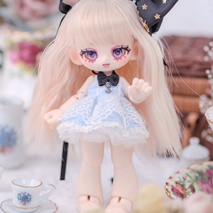 Salafina］6~7インチYOSDドール用ウィッグツインテールdollwig