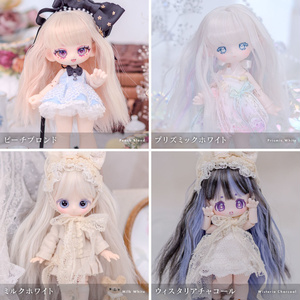 Salafina］6~7インチYOSDドール用ウィッグツインテールdollwig