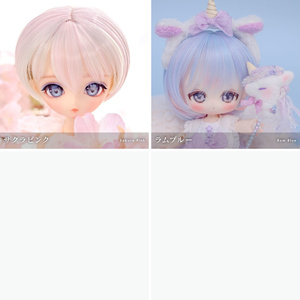 Salafina］6~7インチYOSDドール用ウィッグツインテールdollwig