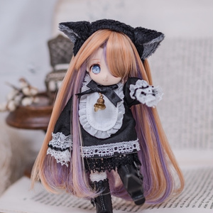 子犬わたあめ カスタム ヘッド＋ボディ、カスタムウィッグ＋おまけ