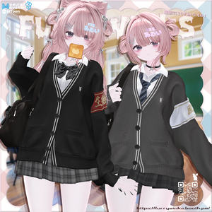 🏫遅刻してもかわいいもん！💤　１６アバター対応