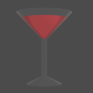 カクテルグラスとシェーカー - Cocktail Glass and Shaker