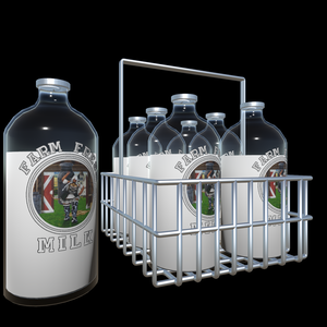 牛乳瓶＆ボトルホルダー  ||  Milk Bottle & Bottle Carrier
