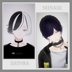 3Dヘアモデル VeilynShort【VRC Hair】 缩略图 9