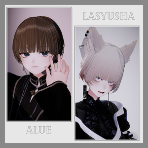 3Dヘアモデル VeilynShort【VRC Hair】 缩略图 6