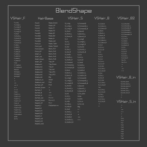 3Dヘアモデル VeilynLong【VRC Hair】 缩略图 23