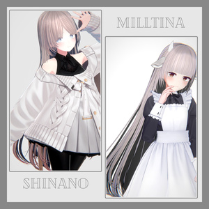 3Dヘアモデル VeilynLong【VRC Hair】 缩略图 11