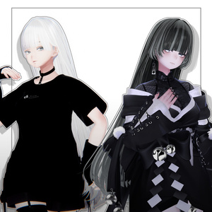 3Dヘアモデル VeilynLong【VRC Hair】 缩略图 2