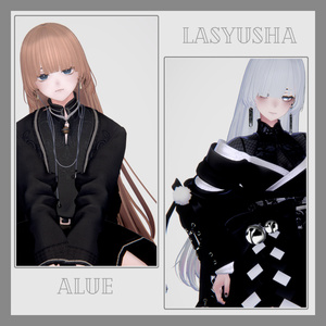 3Dヘアモデル VeilynLong【VRC Hair】 缩略图 10