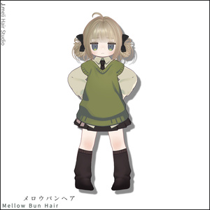 🍡[23Avatars] Mellow Bun Hair｜メロウバンヘア 缩略图 5