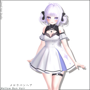 🍡[23Avatars] Mellow Bun Hair｜メロウバンヘア 缩略图 11