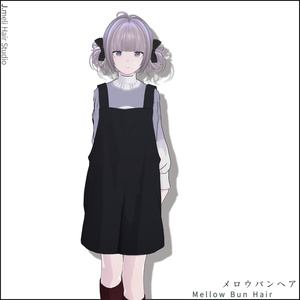 🍡[23Avatars] Mellow Bun Hair｜メロウバンヘア 缩略图 10
