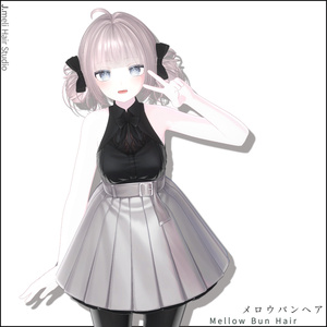 🍡[23Avatars] Mellow Bun Hair｜メロウバンヘア 缩略图 6