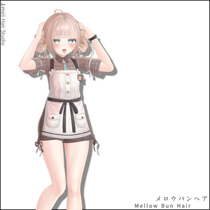 🍡[23Avatars] Mellow Bun Hair｜メロウバンヘア 缩略图 9