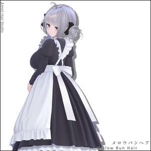 🍡[23Avatars] Mellow Bun Hair｜メロウバンヘア 缩略图 2
