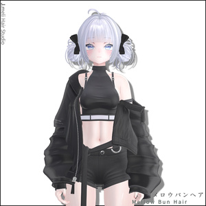 🍡[23Avatars] Mellow Bun Hair｜メロウバンヘア 缩略图 17