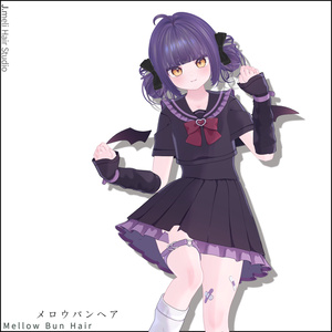 🍡[23Avatars] Mellow Bun Hair｜メロウバンヘア 缩略图 14