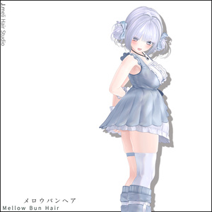 🍡[23Avatars] Mellow Bun Hair｜メロウバンヘア 缩略图 7
