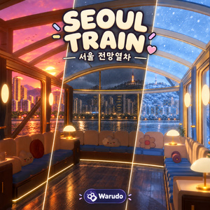 【Warudo Standard / Pro】서울 전망열차 | Seoul Train — Sunset · Rain · Snow