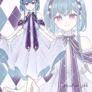 【立ち絵素材02】少女立ち絵