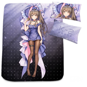 少女前線 ドールズフロントライン K2 シーツ 布団カバー ブランケット 毛布 枕セット ドルフロ 尚萌=玉々 ccz13110-1