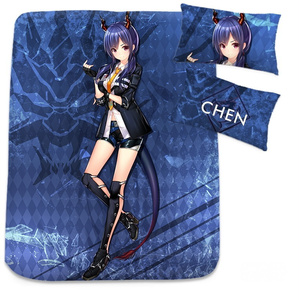 アークナイツ チェン シーツ 布団カバー ブランケット 毛布 枕セット 明日方舟 尚萌=幽幽雪猫/Grandia氷 ccz13132-1