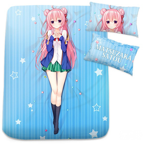 ハッピーシュガーライフ 松坂さとう シーツ 布団カバー ブランケット 毛布 枕セット 尚萌=幽幽雪猫/Grandia氷 ccz00953-1