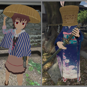 VRChat想定　編笠セット 缩略图 2