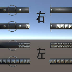 VRChat想定　スタッズチョーカー 缩略图 2