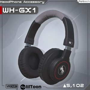 【3Dモデル】首掛けヘッドホン WH-GX1