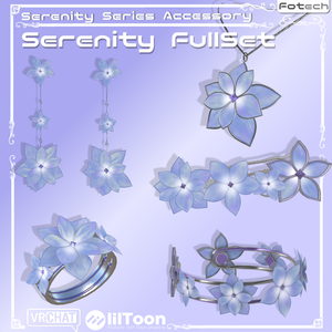 【VRChat想定】アクセサリーセット Serenity Fullset
