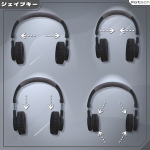 【3Dモデル】ヘッドフォン＆キャップ WH-GX1_Plus 缩略图 6