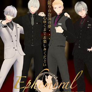 VRホストクラブ「Ephemeral」 ポスター