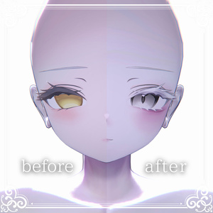 【ルルネ-Rurune】⟡.·Rurune makeup&eye texture 缩略图 2