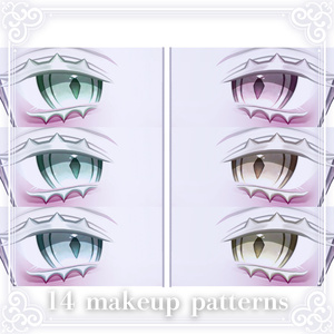 【エク-Eku】⟡.·Eku makeup&eye texture& Blendshape 缩略图 4