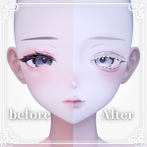 【海咲-Misaki-】⟡.·Misaki makeup&eye texture&blendshape 缩略图 3