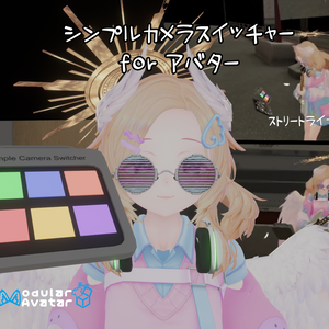 【DJに最適】シンプルカメラスイッチャー for アバター Simple Camera Switcher for Avator【ストリートライブ向け】