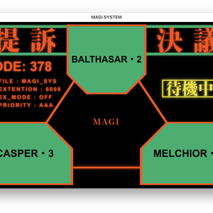 MAGI SYSTEM EVANGELION 