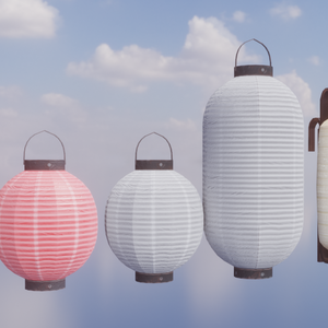 【VRC想定3Dモデル】提灯_Ver2