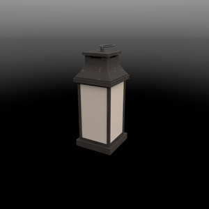【VRC想定3Dモデル】ランタン