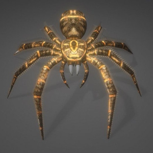 スパイダーアニメーションとゲーム対応の 3D モデル 3D Model VRChat vrc