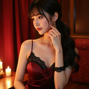 《夜の饗宴の薔薇・再び咲く妡憶》