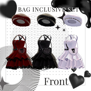 【MOE】 Funky mini dress & beret & bag 缩略图 2