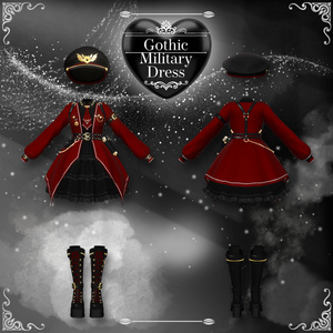 【MANUKA】 Gothic Millitary Dress 缩略图 5