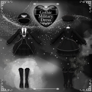 【MANUKA】 Gothic Millitary Dress 缩略图 7