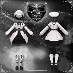 【MANUKA】 Gothic Millitary Dress 缩略图 3
