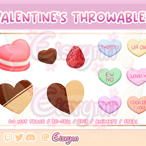 Valentine's day sweets - throwables (free)