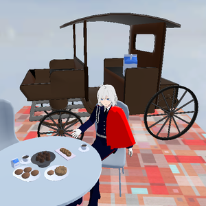馬車とお菓子セット