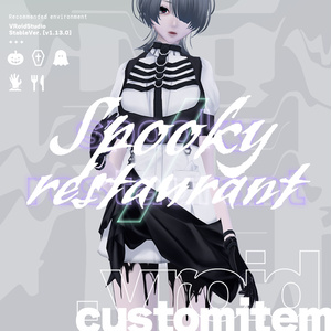 VRoid | Halloween spooky restaurant | 6item